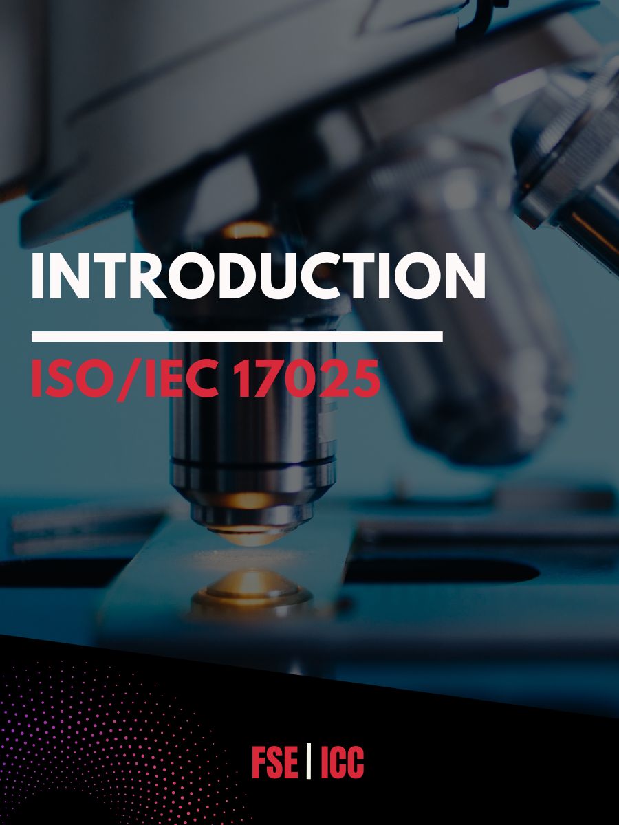 ISO/IEC 17025 Introductory Course & Lab Management | FSE ICC – FSE | ICC