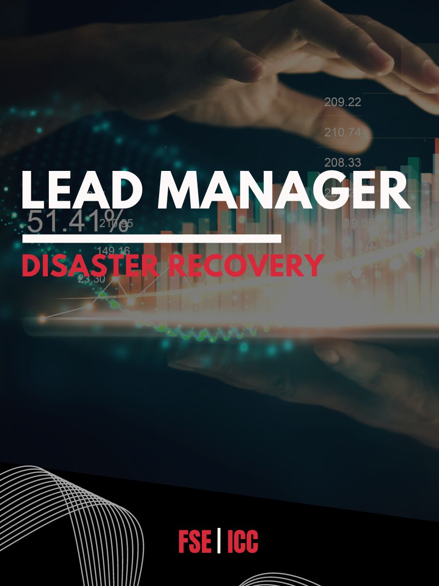 A Course for Lead Manager - Disaster Recovery