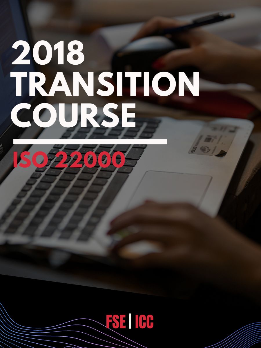 A Course for ISO 22000 2018 Transition