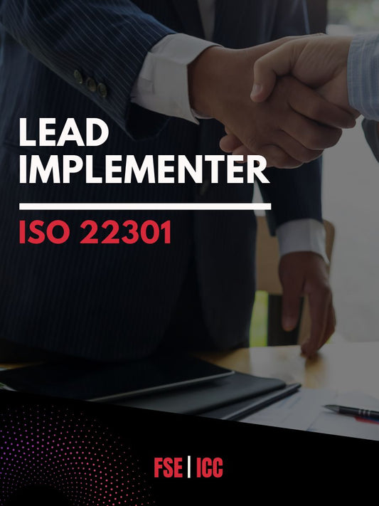 A Course for ISO 22301 Lead Implementer